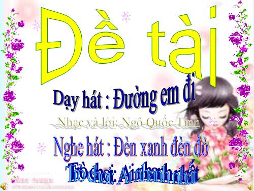 AN bai hat duong em di