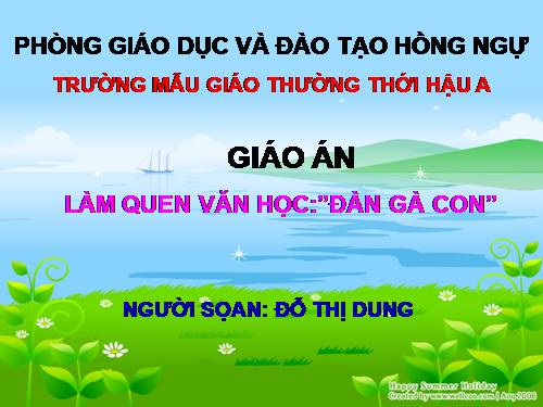 LÀM QUEN VĂN HỌC