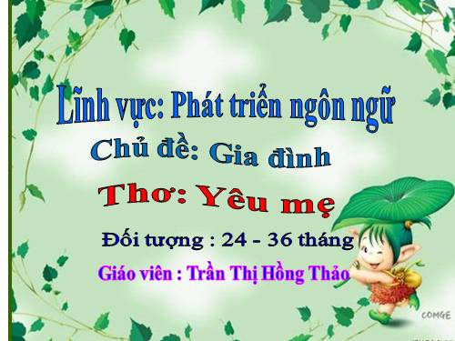 thơuyeeu mẹ