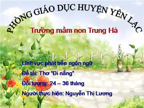 Thơ Đi Nắng