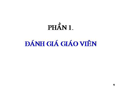 Cách đánh gia Giáo viên - trẻ