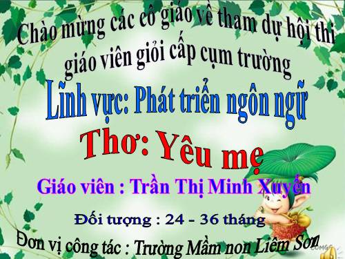 thơ yêu mẹ