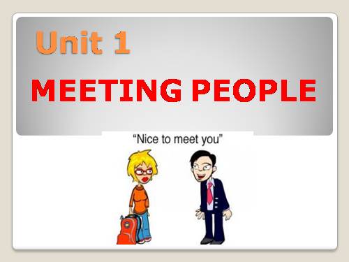 Tiếng anh lớp 6 meeting people