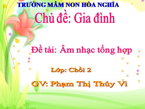 Phát triển Tình cảm, Thẩm mĩ (4 tuổi).