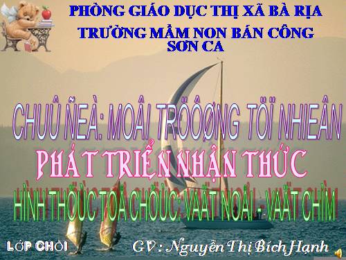 Thí nghiệm vật nổi vật chìm