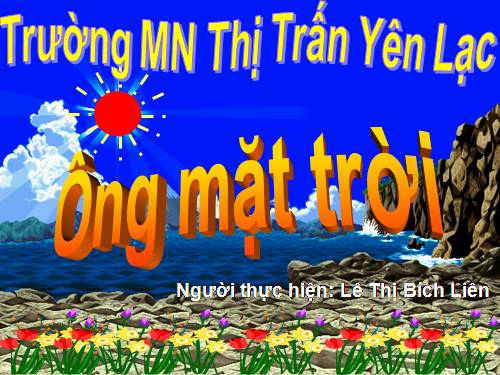 phát triển ngôn ngữ Thơ ông mặt trời