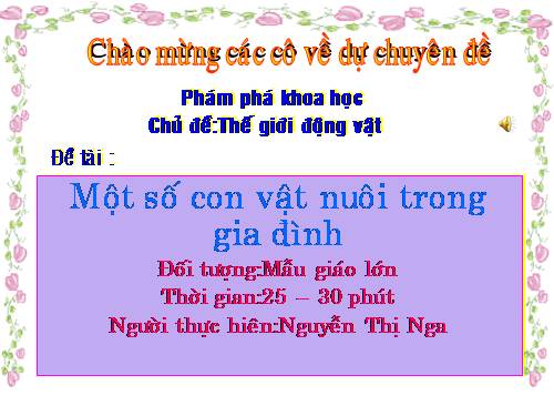 Con vật nuôi