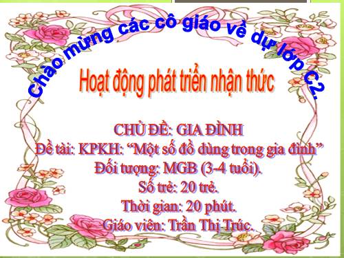 đồ dùng trong gia đình