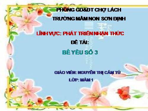 BE YEU SO 3 MN SON DINH