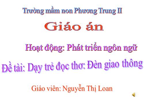 Dạy thơ Đen giao thông