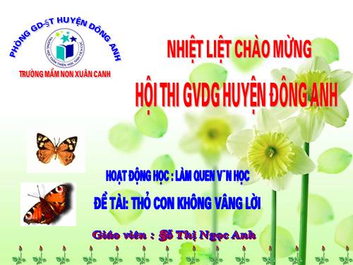 chu diểm trường mầm non