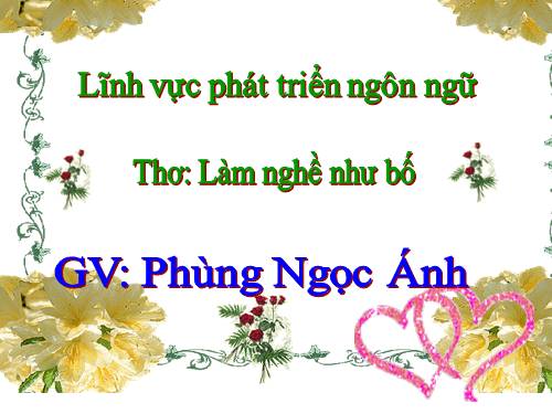 lớp 3 tuổi