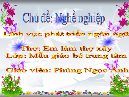 lớp 2 tuổi