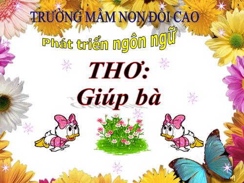 Thơ giúp bà chủ đề giao thông