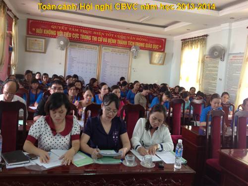 Hội nghị CBVC 2013-2014