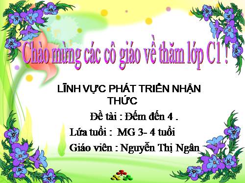 ĐẾM ĐẾN 4