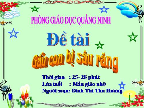 gau con nho rang