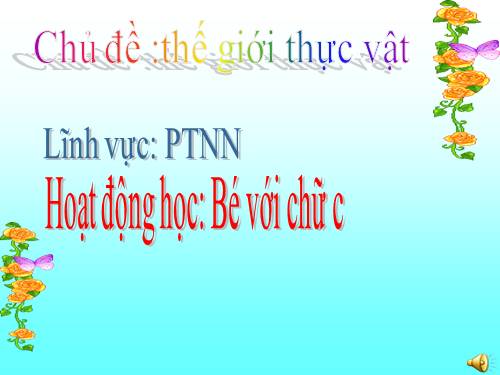 BÉ VỚI CHỮ C