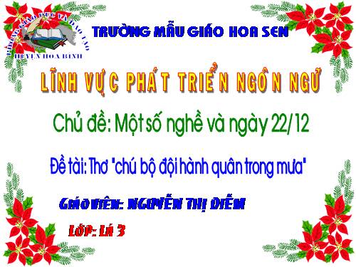 THO CHU BO DOI HANH QUAN TRONG MUA