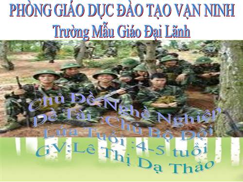 hát chú bộ đội