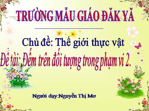 TOÁN DEM TREN DÓI TƯƠNG TRONG PHAM VI 2