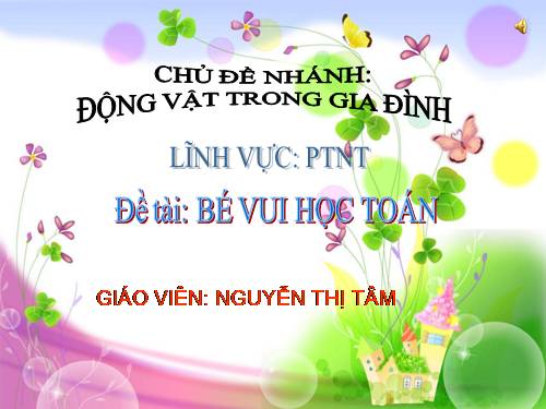 Những con vật nuôi trong gia đình