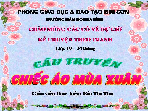 Chiếc áo mùa xuân_chuyện kể cho bé