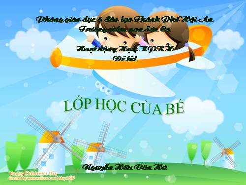 lớp học của bé