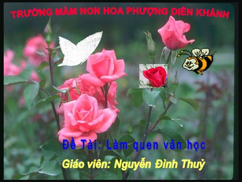 BÀI THƠ ONG VÀ BƯỚM