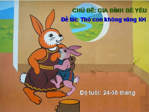 Thỏ con không vân lời