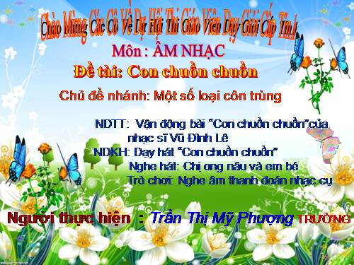 Bài dự thi Giáo viên dạy giỏi cấp tỉnh 2011