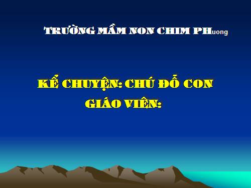 Chú đỗ con