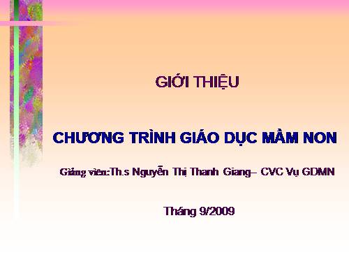 chương trình mn