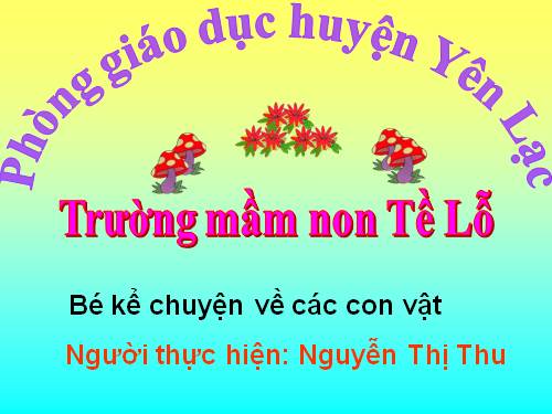 bé kể chuyện