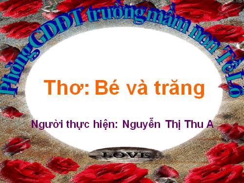 Tho: Be va trang