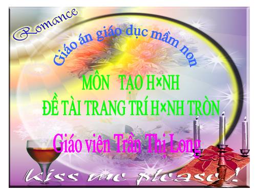 trang tri hinh tron