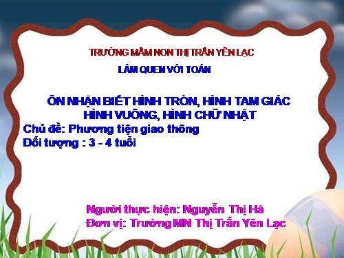 on luyen hinh tron, tam giac, chu nhat, vuong