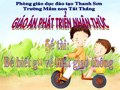 be biet gi ve luat le giao thong