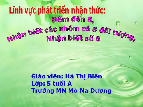 số 8 tiết 1