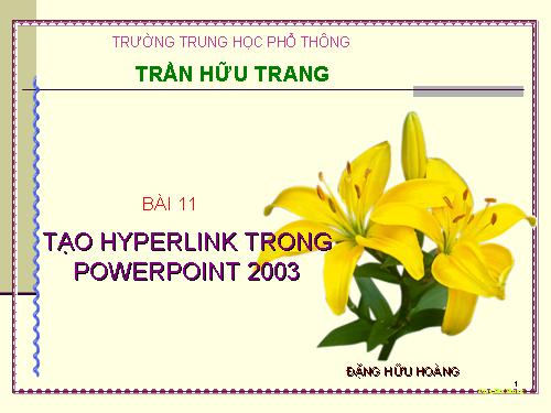 Bai 11Tao lien ket trong Power Poin