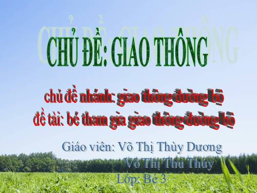 giao thông