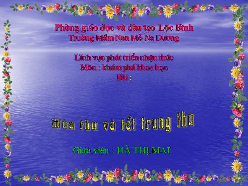 KPKH-Mùa thu và tết trung thu