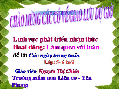 khám phá lịch toán