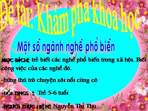 khám phá khoa học