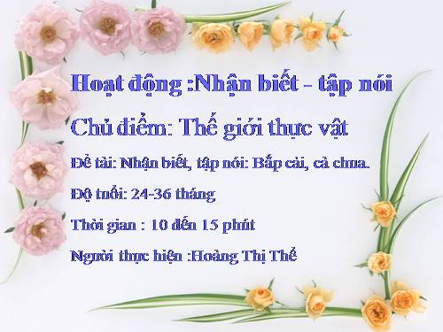 nhận bbiét tập nói