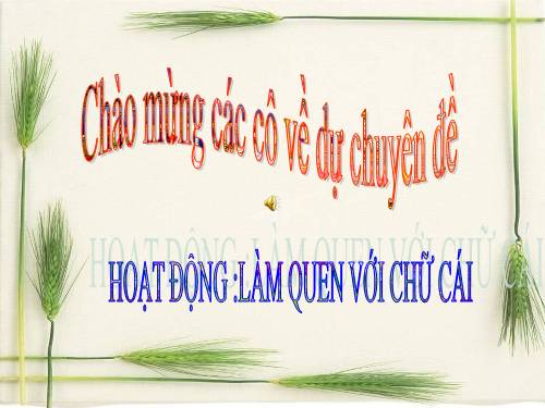 chữ cái dễ thương