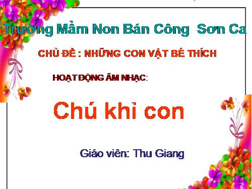 chú khỉ con