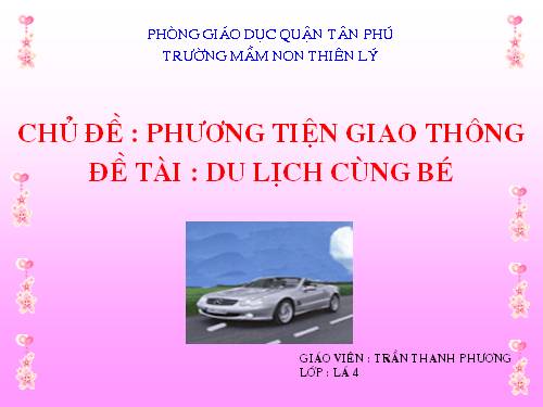 1 số pt giao thông