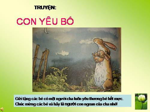 con yêu bố