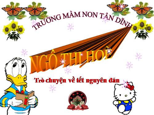 Trò chuyện về ngày tết nguyên đán